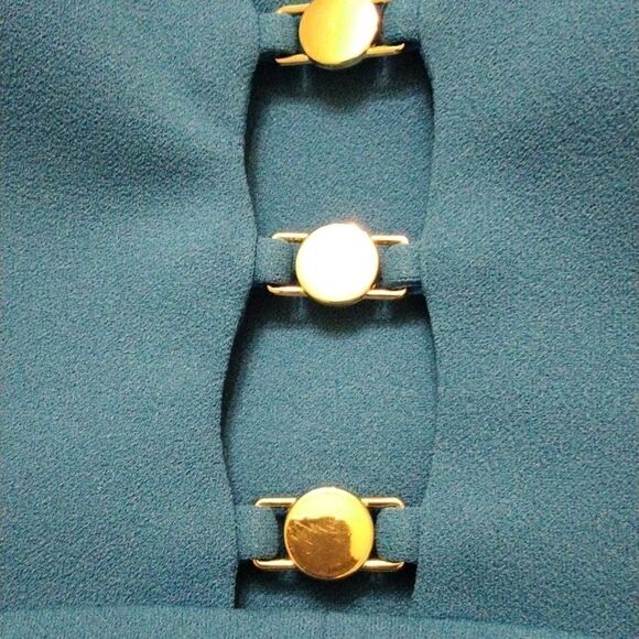 NWT DKNY Blue Ponte Knit Sheath Dress - Picture 12 of 12